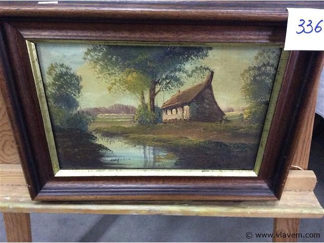 Schilderij huis - afbeelding 1 van  2