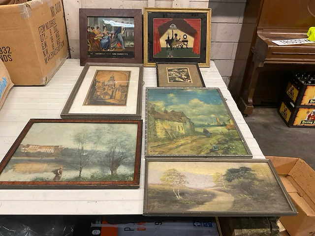 Schilderij hy verspeel zyn kins gedeel te (7x) - afbeelding 1 van  8