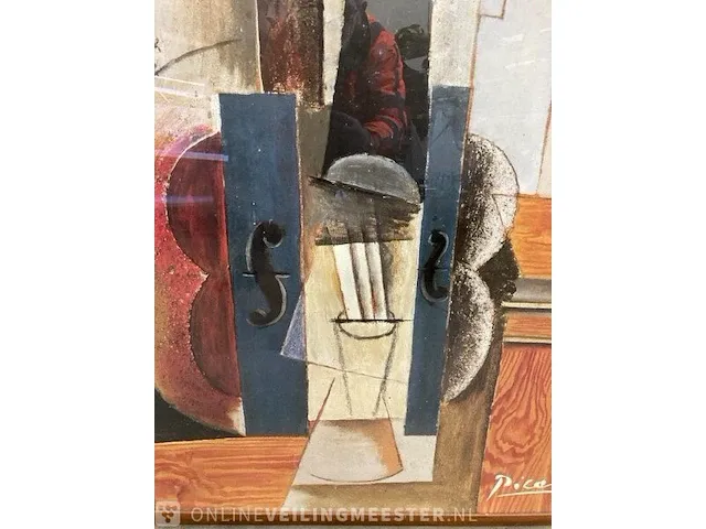 Schilderij in lijst reproductie picasso - afbeelding 3 van  4