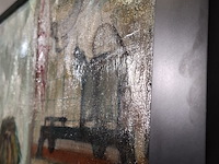 Schilderij, j. burgerhout, jongetje, 1956 - afbeelding 5 van  9