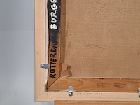 Schilderij, j. burgerhout, jongetje, 1956 - afbeelding 9 van  9