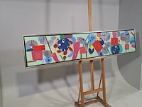 Schilderij, j. de haan, geheimschrift, 2003 - afbeelding 2 van  7