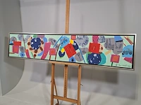 Schilderij, j. de haan, geheimschrift, 2003 - afbeelding 3 van  7