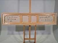 Schilderij, j. de haan, geheimschrift, 2003 - afbeelding 7 van  7