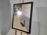 Schilderij, j. janssen, straathoek met rooster, 1961 - afbeelding 3 van  7