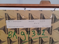 Schilderij, j. kokkelkoren, stilleven met eieren , 1981 - afbeelding 2 van  11