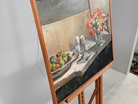 Schilderij, j. kokkelkoren, stilleven met eieren , 1981 - afbeelding 4 van  11