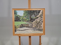 Schilderij, j. stolp, tuinimpressie, 1975 - afbeelding 1 van  7