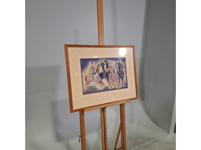 Schilderij, j. van reede, ruiters - afbeelding 2 van  7