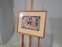 Schilderij, j. van reede, ruiters - afbeelding 3 van  7