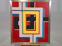 Schilderij, j. verschuren, 1971