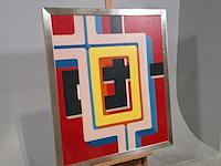 Schilderij, j. verschuren, 1971 - afbeelding 2 van  7