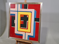Schilderij, j. verschuren, 1971 - afbeelding 3 van  7