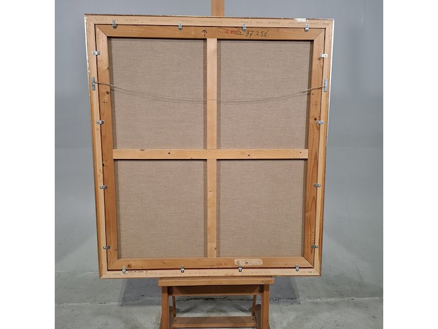 Schilderij, j. verschuren, 1971 - afbeelding 6 van  7