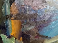 Schilderij, j.h. willemse, ochtend sloterplas, 1976 - afbeelding 5 van  7