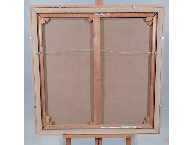 Schilderij, j.h. willemse, ochtend sloterplas, 1976 - afbeelding 7 van  7