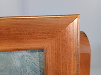 Schilderij, j.m.m. van santen, meisje met fanjack - afbeelding 5 van  7