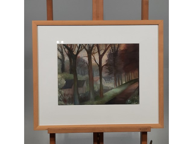 Schilderij, j.w. rooseboom, sombere dag - afbeelding 1 van  8