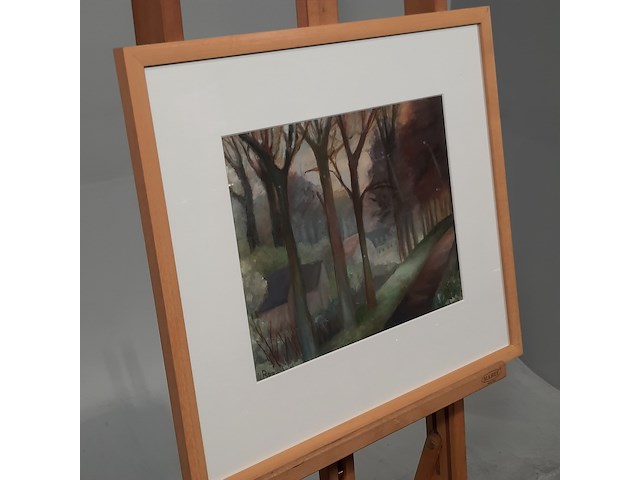 Schilderij, j.w. rooseboom, sombere dag - afbeelding 2 van  8