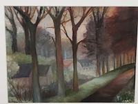 Schilderij, j.w. rooseboom, sombere dag - afbeelding 4 van  8