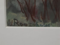 Schilderij, j.w. rooseboom, sombere dag - afbeelding 5 van  8