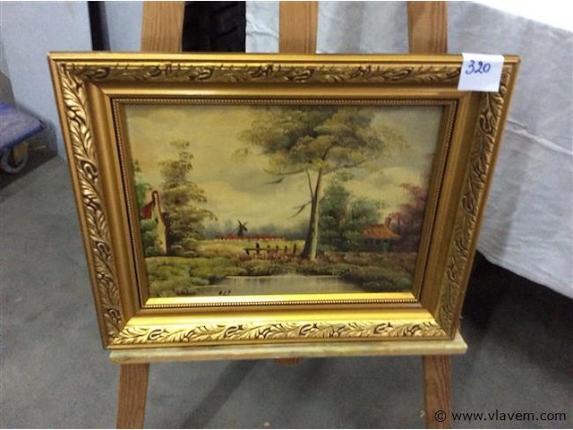 Schilderij landschap - afbeelding 1 van  2