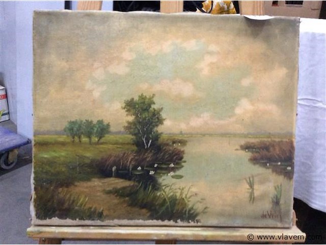 Schilderij landschap - afbeelding 1 van  2