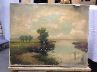 Schilderij landschap - afbeelding 1 van  2