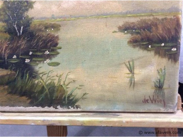 Schilderij landschap - afbeelding 2 van  2