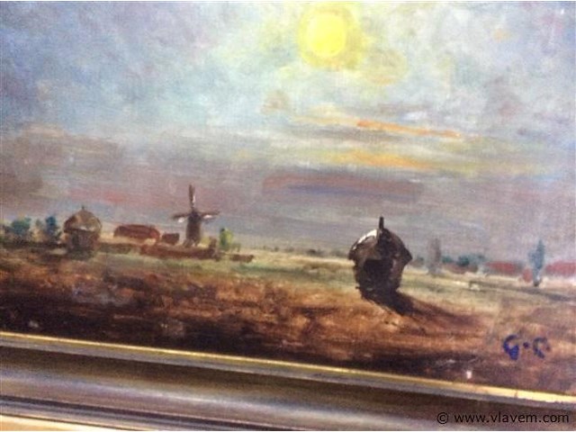 Schilderij latemse school g chabot - afbeelding 2 van  3