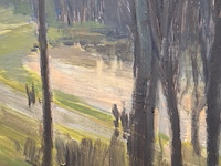 Schilderij, m. dagnelie, oosterpark, 1964 - afbeelding 4 van  8