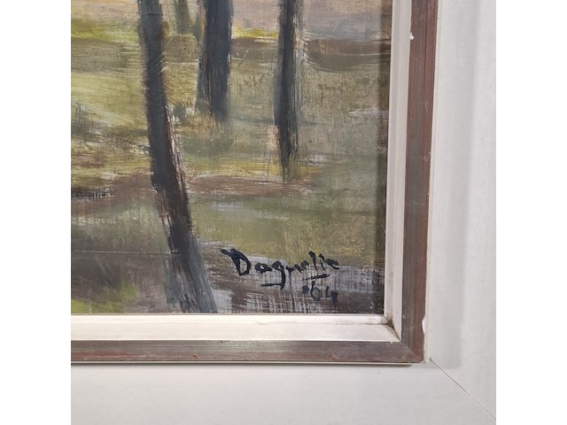 Schilderij, m. dagnelie, oosterpark, 1964 - afbeelding 5 van  8