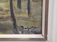 Schilderij, m. dagnelie, oosterpark, 1964 - afbeelding 5 van  8