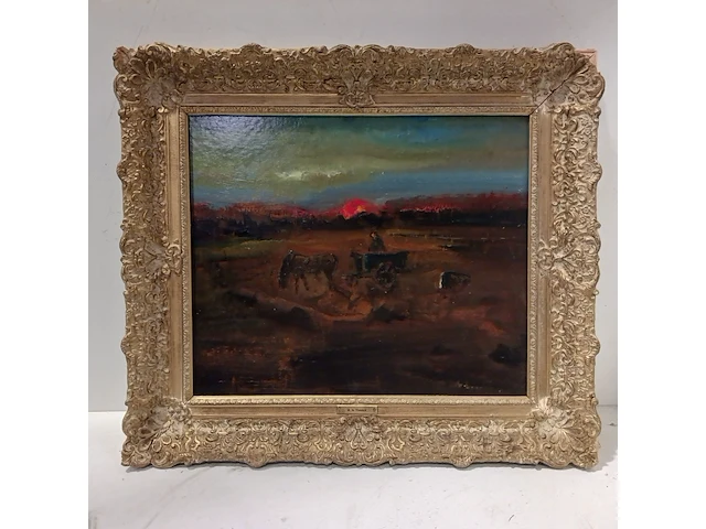 Schilderij m. de vlaminck, wit, +/- 1930 - afbeelding 1 van  8