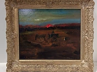 Schilderij m. de vlaminck, wit, +/- 1930
