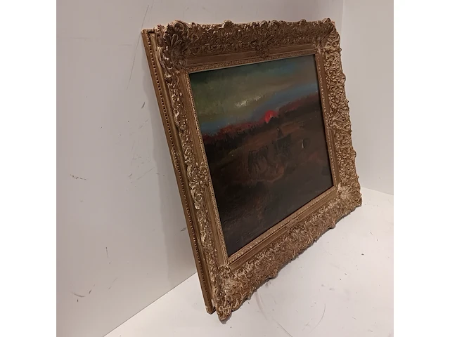 Schilderij m. de vlaminck, wit, +/- 1930 - afbeelding 8 van  8