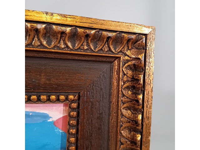 Schilderij, m. g. de ronde, oosterse stad, 1973 - afbeelding 5 van  8