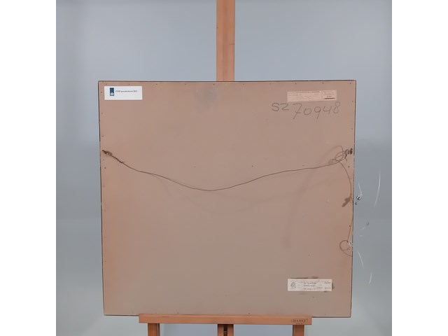 Schilderij, m. g. de ronde, oosterse stad, 1973 - afbeelding 6 van  8