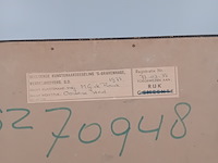 Schilderij, m. g. de ronde, oosterse stad, 1973 - afbeelding 8 van  8