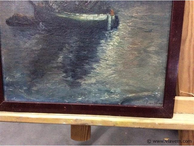 Schilderij marine getekend van velsen - afbeelding 2 van  2