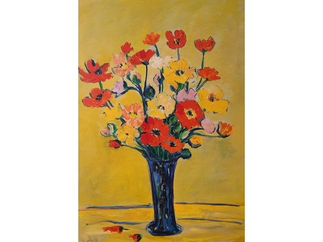 Schilderij, maya wildevuur (1944-2023), 1995 - afbeelding 1 van  8