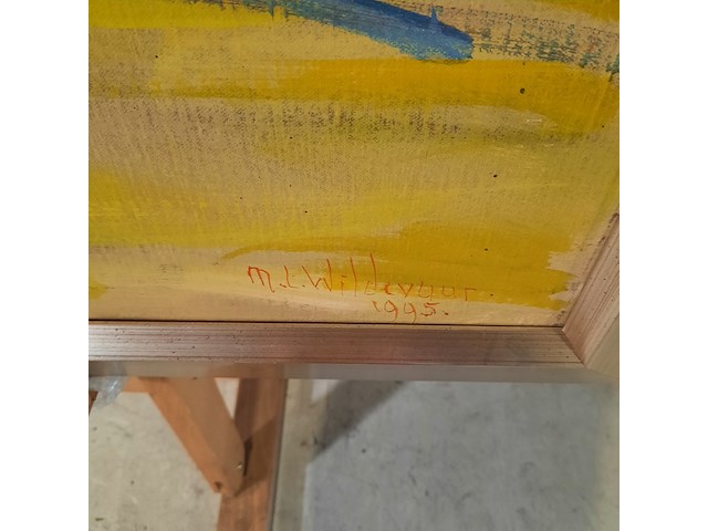 Schilderij, maya wildevuur (1944-2023), 1995 - afbeelding 6 van  8