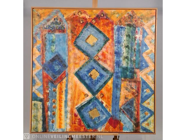 Schilderij maya wildevuur (1944-2023), abstract - afbeelding 3 van  10