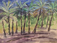 Schilderij, maya wildevuur (1944-2023), agdz marokko, 2002 - afbeelding 1 van  9