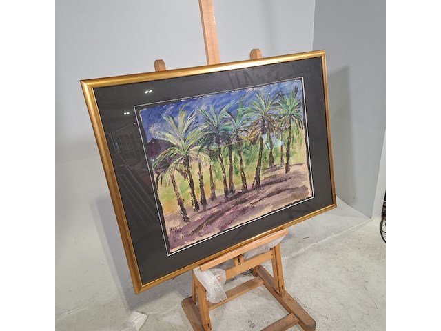 Schilderij, maya wildevuur (1944-2023), agdz marokko, 2002 - afbeelding 3 van  9