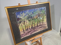 Schilderij, maya wildevuur (1944-2023), agdz marokko, 2002 - afbeelding 3 van  9