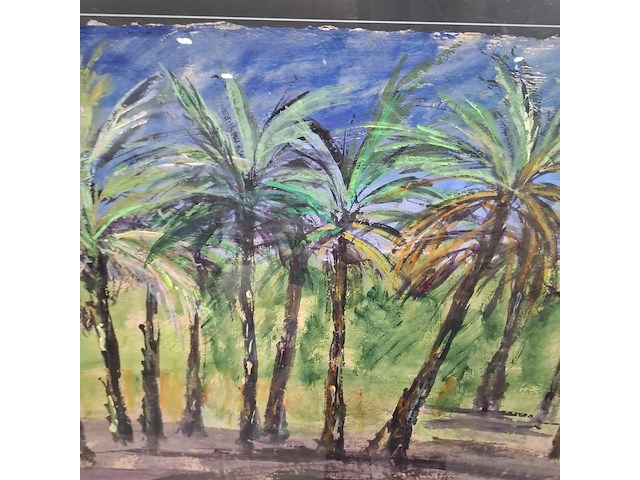 Schilderij, maya wildevuur (1944-2023), agdz marokko, 2002 - afbeelding 5 van  9