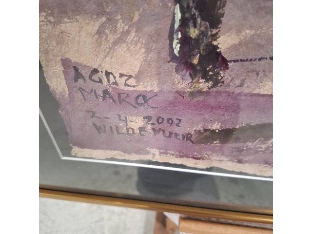 Schilderij, maya wildevuur (1944-2023), agdz marokko, 2002 - afbeelding 7 van  9