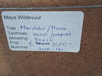 Schilderij, maya wildevuur (1944-2023), agdz marokko, 2002 - afbeelding 9 van  9