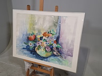 Schilderij, maya wildevuur (1944-2023), boeket, 1991, gemengde techniek - afbeelding 4 van  9